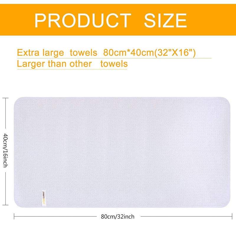 SUNLAND Microfiber Sports Workout Towel Fast Drying Fitness Sweat Towels for Men & Women Lightweight Multi-Purpose Gym Exercise Towels 3 Pack 16Inch x 32Inch - Image 3